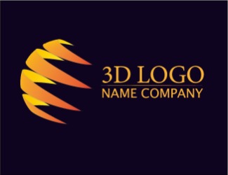 Projektowanie logo dla firmy, konkurs graficzny 3D logo